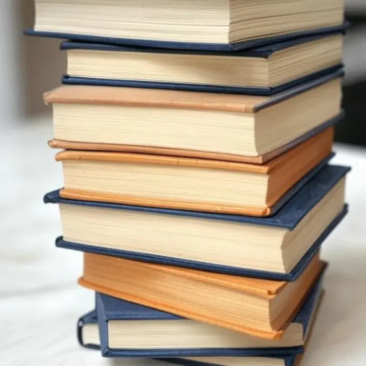 Stos bestsellerowych książek prezentujący różnorodność literacką