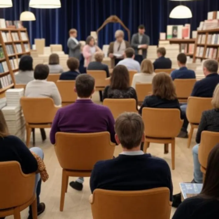 Intymne spotkanie klubu książki w księgarni