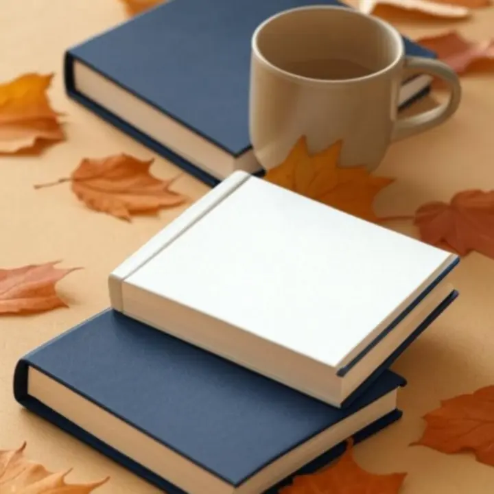 Sezonowe książki w artystycznych aranżacjach